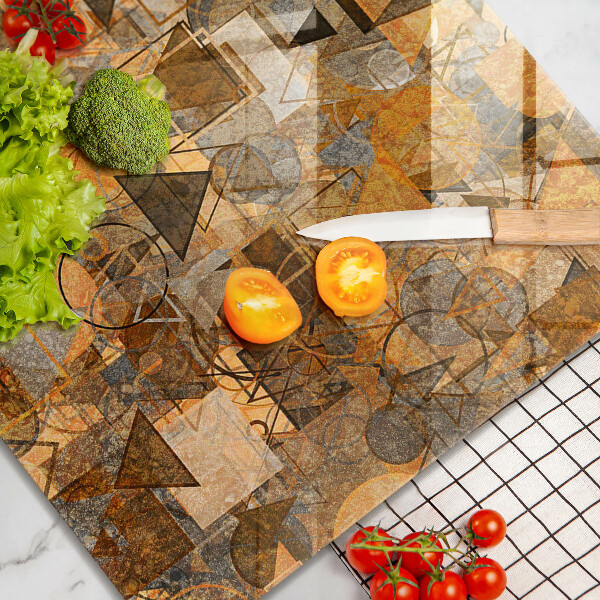 Chopping board Geometric figure pattern