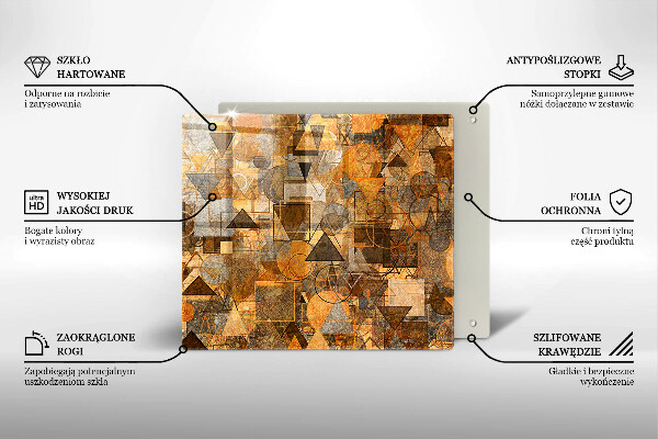 Chopping board Geometric figure pattern