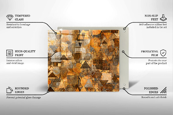 Chopping board Geometric figure pattern