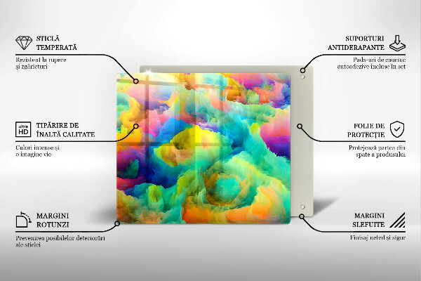 Chopping board Colorful abstraction