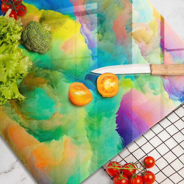 Chopping board Colorful abstraction