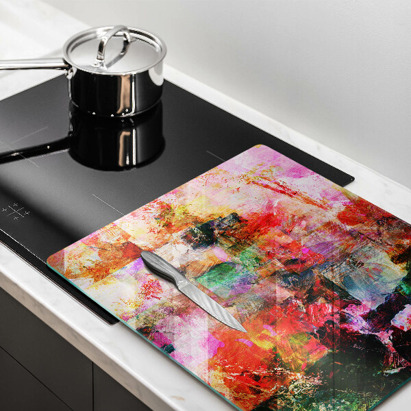 Chopping board Paint abstraction