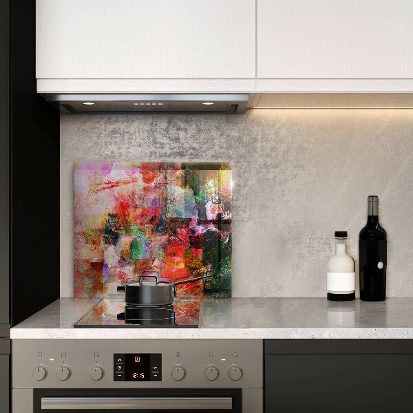 Chopping board Paint abstraction