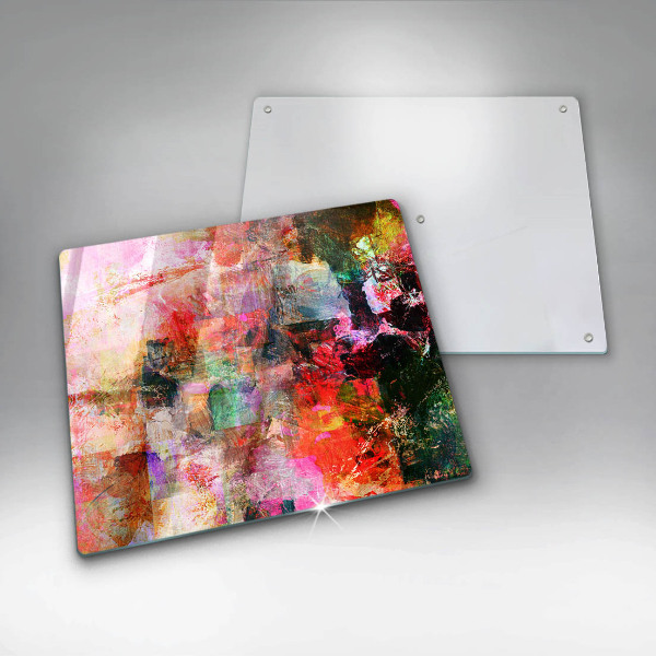 Chopping board Paint abstraction