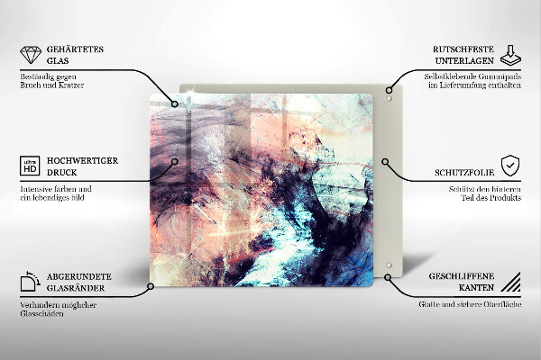 Chopping board Painted abstraction