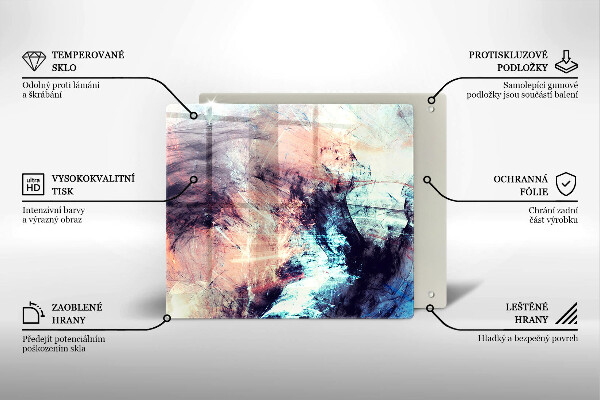 Chopping board Painted abstraction