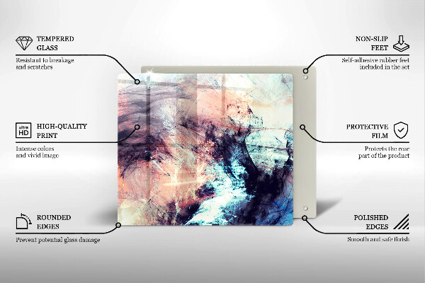 Chopping board Painted abstraction