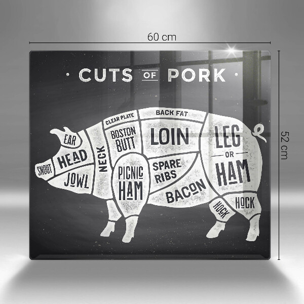 Chopping board Pork pig meat