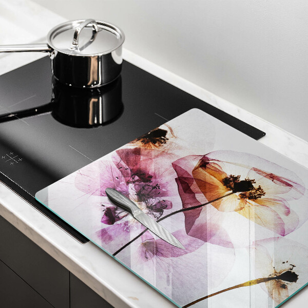 Chopping board Delicate flowers
