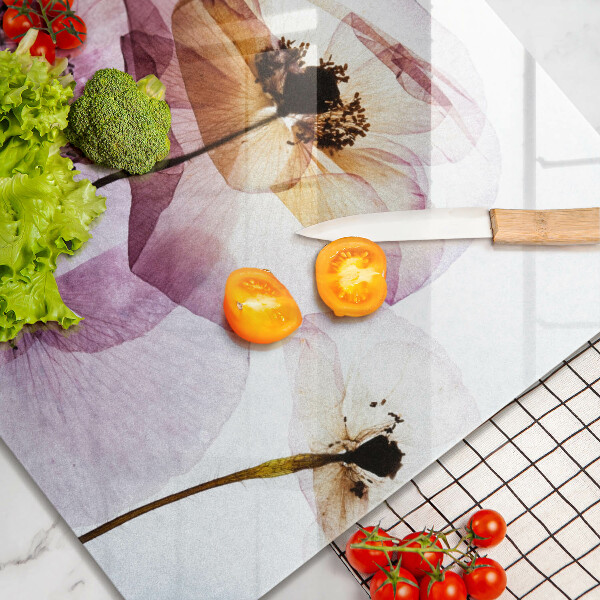 Chopping board Delicate flowers