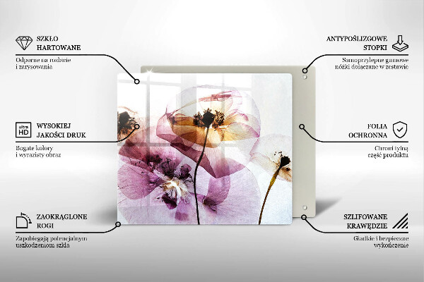 Chopping board Delicate flowers