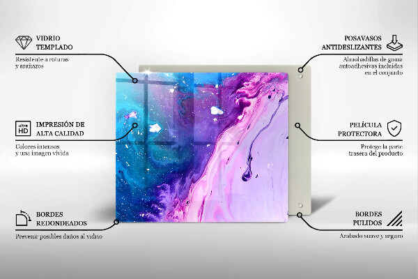 Chopping board Abstraction ink