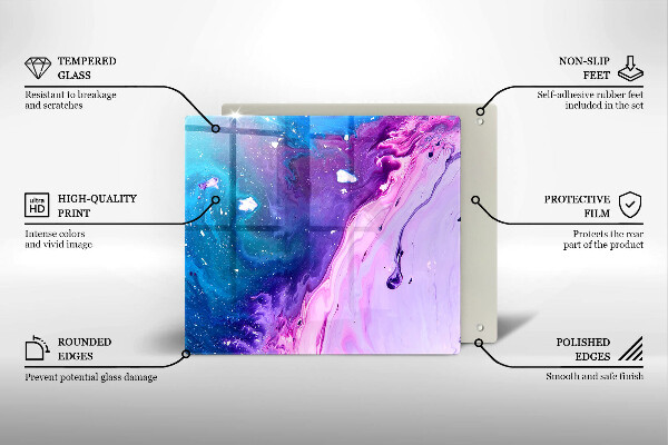 Chopping board Abstraction ink
