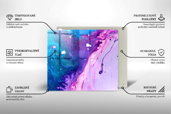 Chopping board Abstraction ink