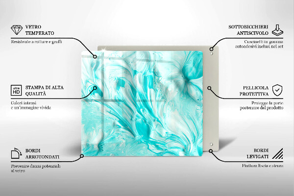 Worktop saver large Paints abstraction