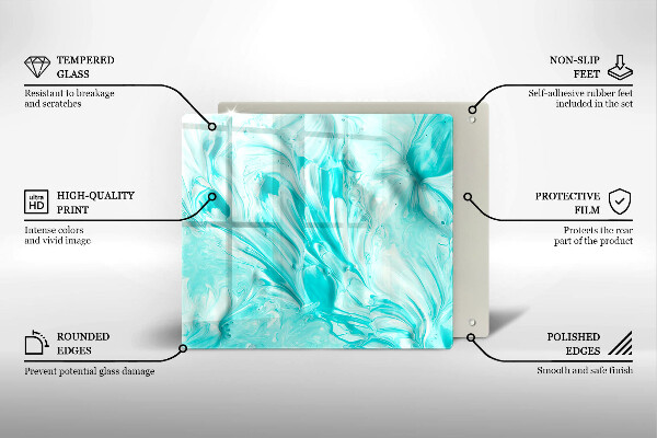 Worktop saver large Paints abstraction