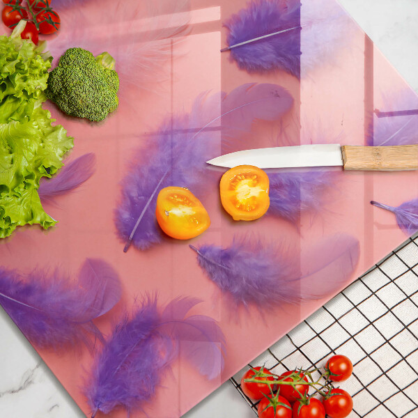 Worktop saver large Fluffy feathers