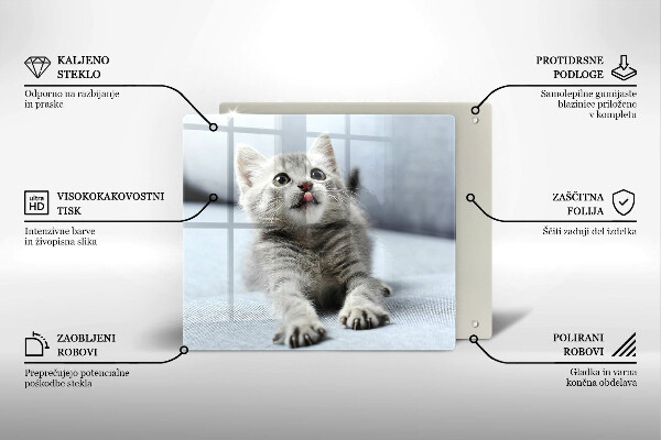 Chopping board Little cute kitty