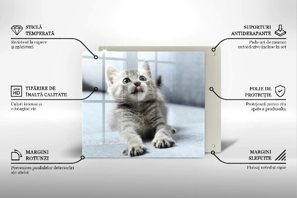 Chopping board Little cute kitty