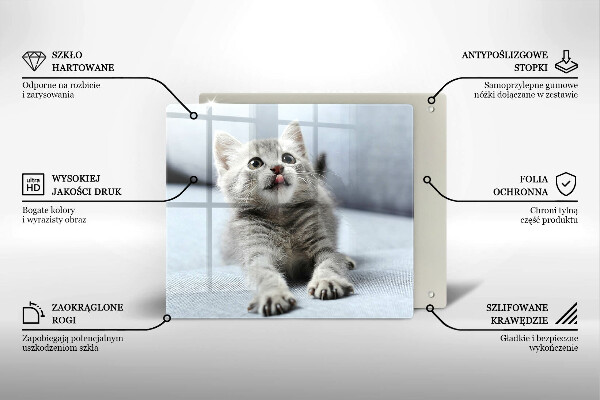 Chopping board Little cute kitty