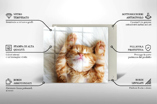 Chopping board Little sweet kitty