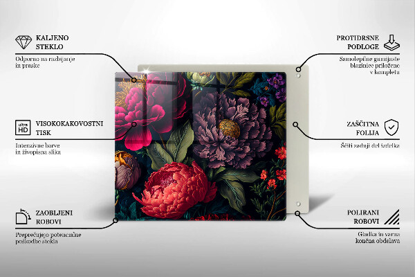 Chopping board Beautiful flowers