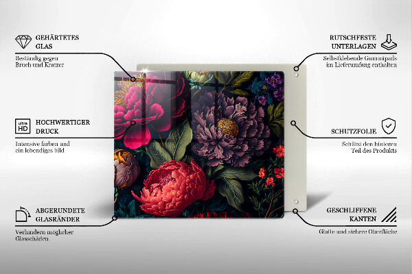 Chopping board Beautiful flowers