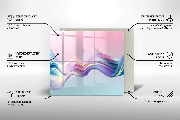 Chopping board Pastel abstraction