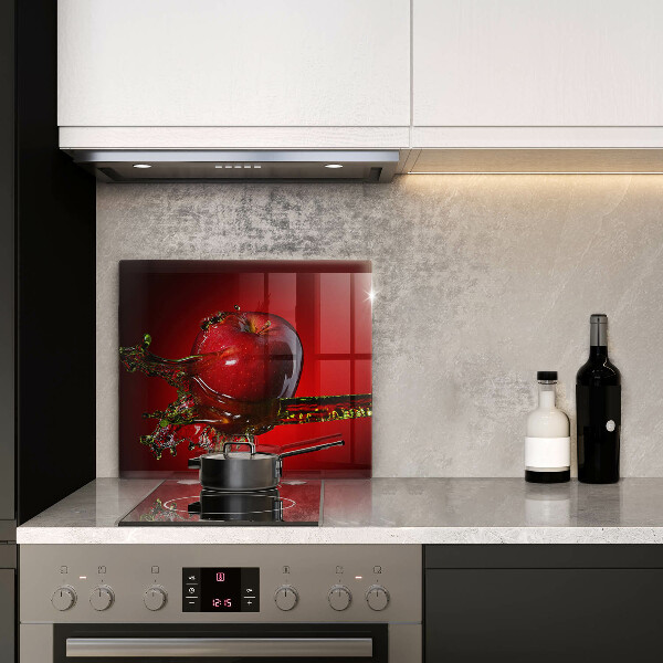 Chopping board Apple fruit in water