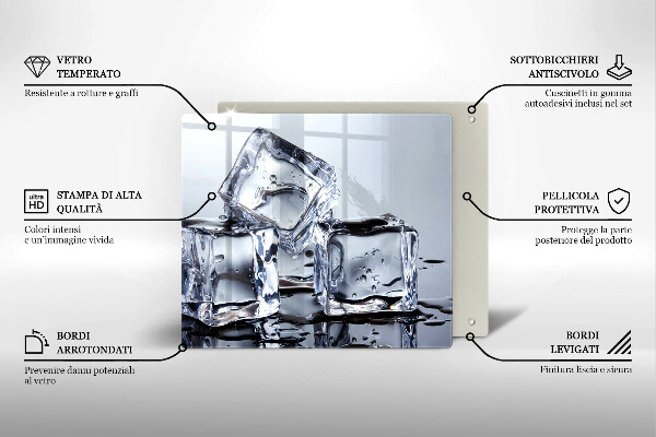 Chopping board Ice cubes