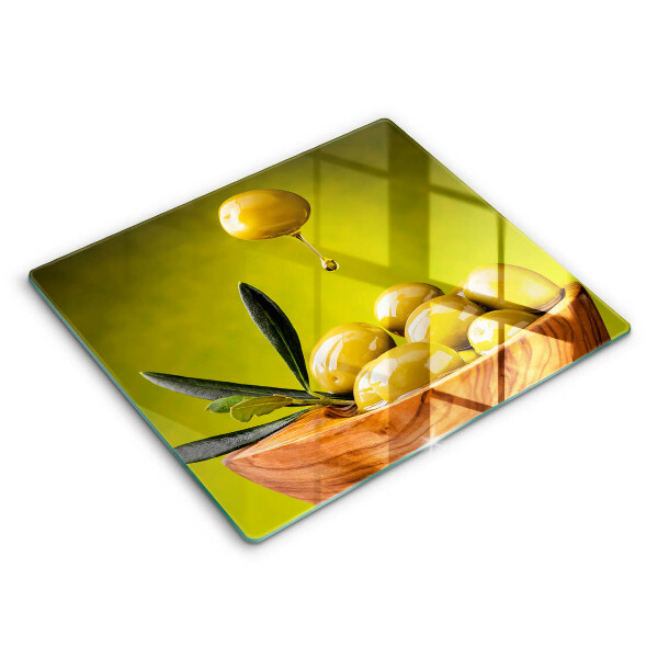 Chopping board Tasty olives