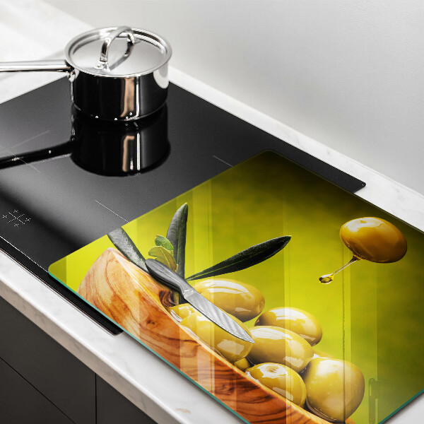 Chopping board Tasty olives