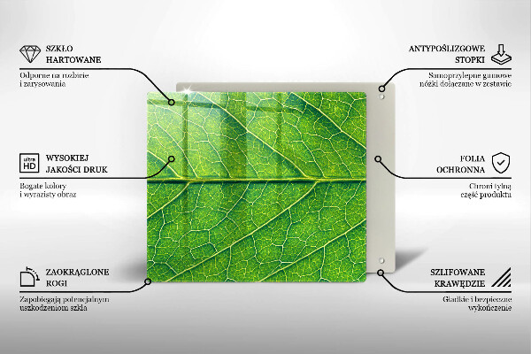 Chopping board Leaf lines nature