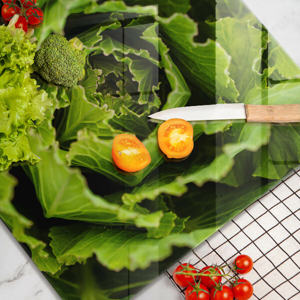 Chopping board Food - lettuce