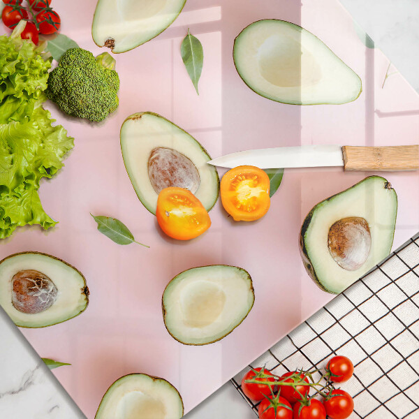Chopping board Avocado pattern
