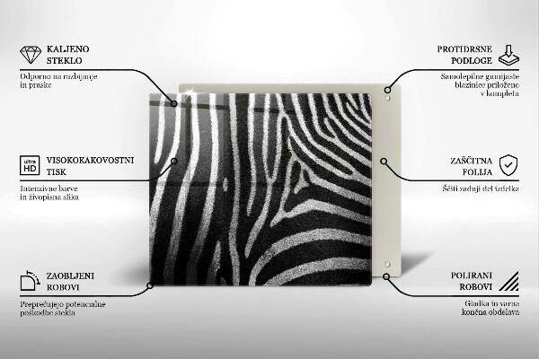 Chopping board Zebra stripes