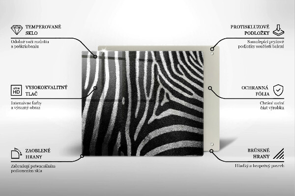 Chopping board Zebra stripes