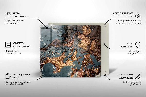 Worktop saver large Golden Rock structure