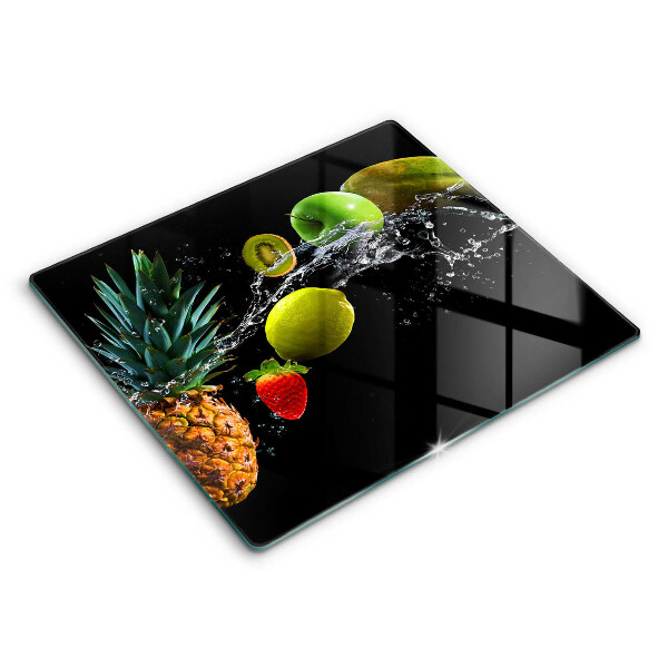 Glass worktop protector Fruits in water