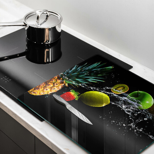Glass worktop protector Fruits in water