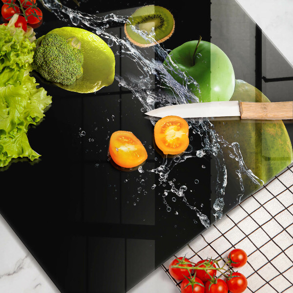 Glass worktop protector Fruits in water