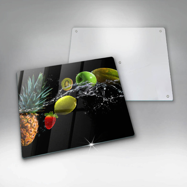Glass worktop protector Fruits in water