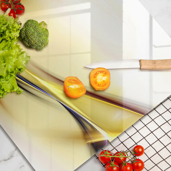 Chopping board Abstraction light lines