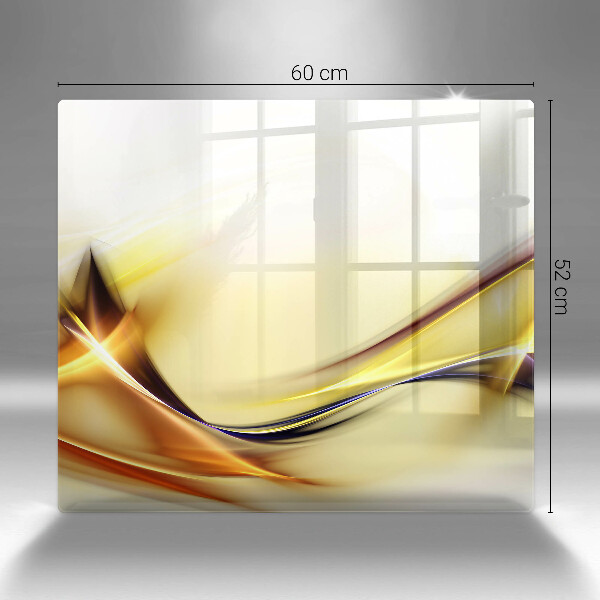 Chopping board Abstraction light lines