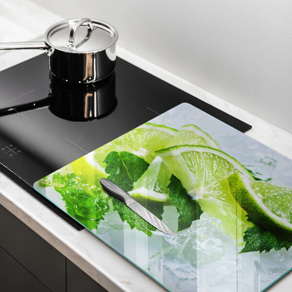 Chopping board Lime mint and ice