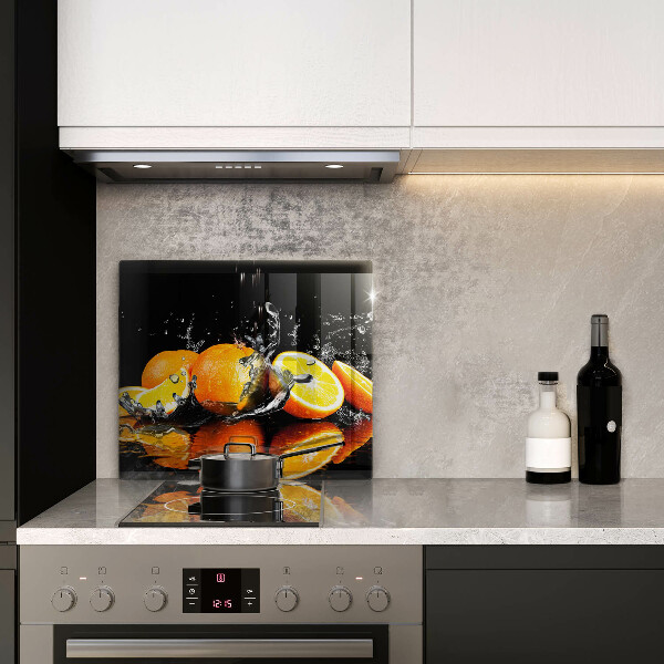 Chopping board Juicy fruit oranges