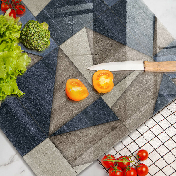 Chopping board Geometric abstraction