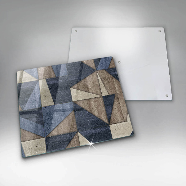 Chopping board Geometric abstraction