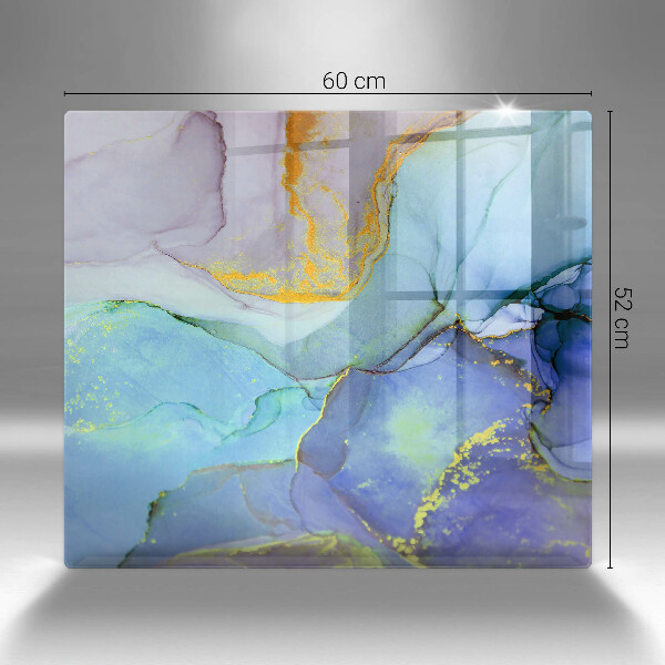 Chopping board Cracked stone gold