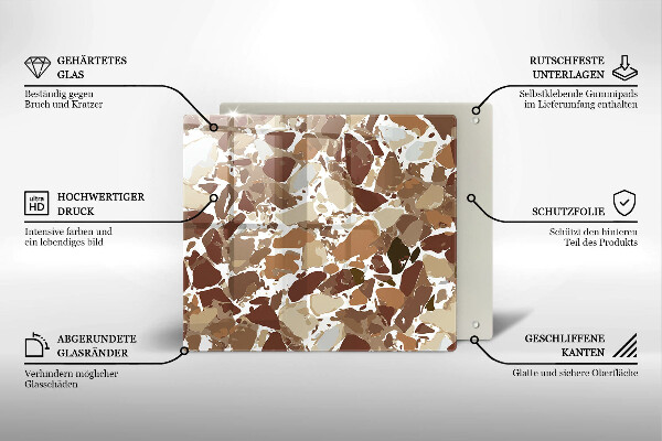 Chopping board Decorative stone stains